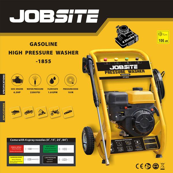 Jobsite Petrol Jetwash pressure washer