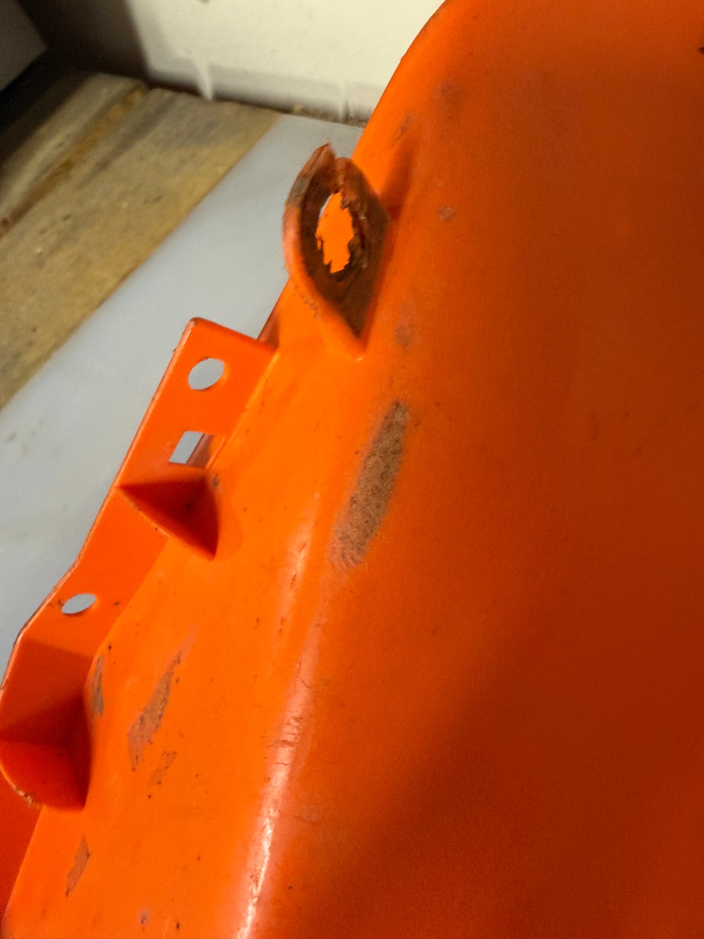 KTM XC 450 front panel with head light fairings 2009
