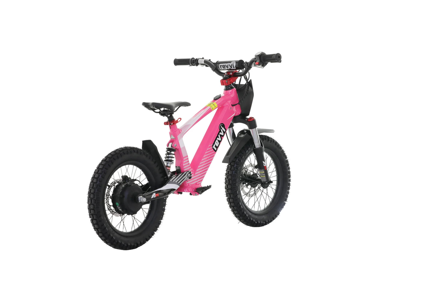 Revvi 16XL electric balance bike PINK