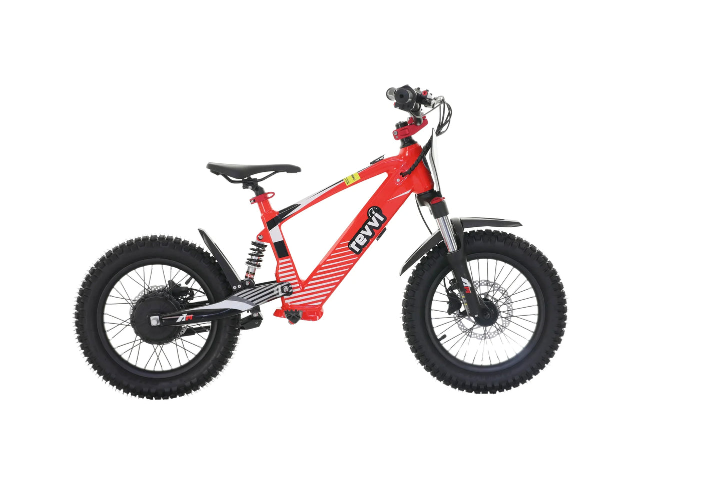 Revvi 16XL electric balance bike RED