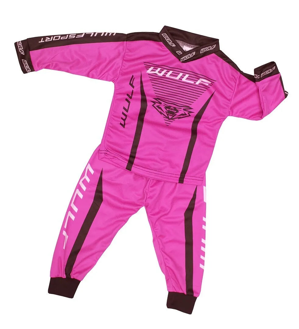 Wulfsport Liner toddler set motocross off road kit RED-BLUE-PINK