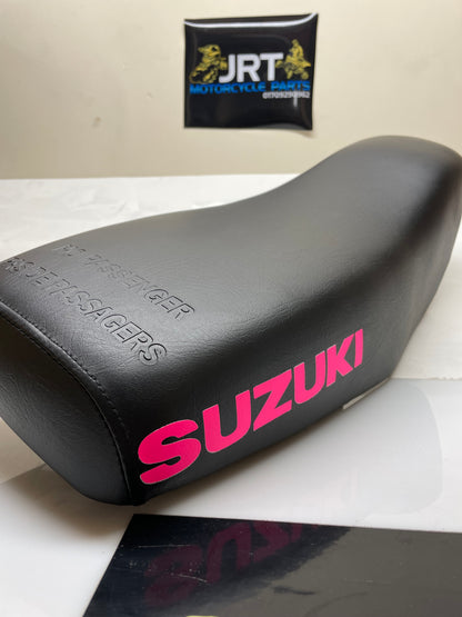 Suzuki LT50 complete seat Black pink logo