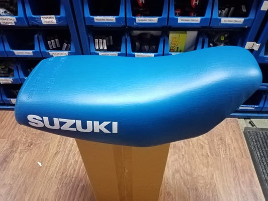 Suzuki LT50 seat blue with logo