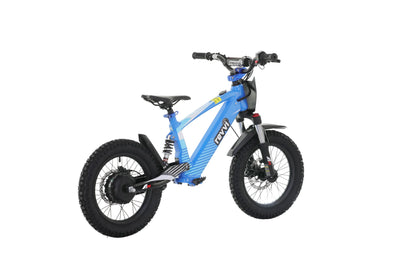 Revvi 16XL electric balance bike BLUE