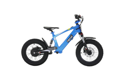 Revvi 16XL electric balance bike BLUE