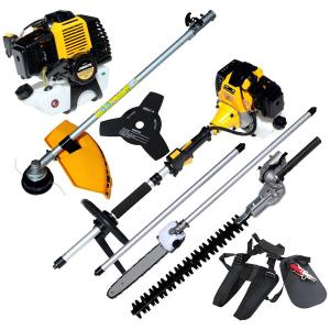 4 In 1 Multi-function Petrol Garden Tool Strimmer Hedge cutter Chain-saw