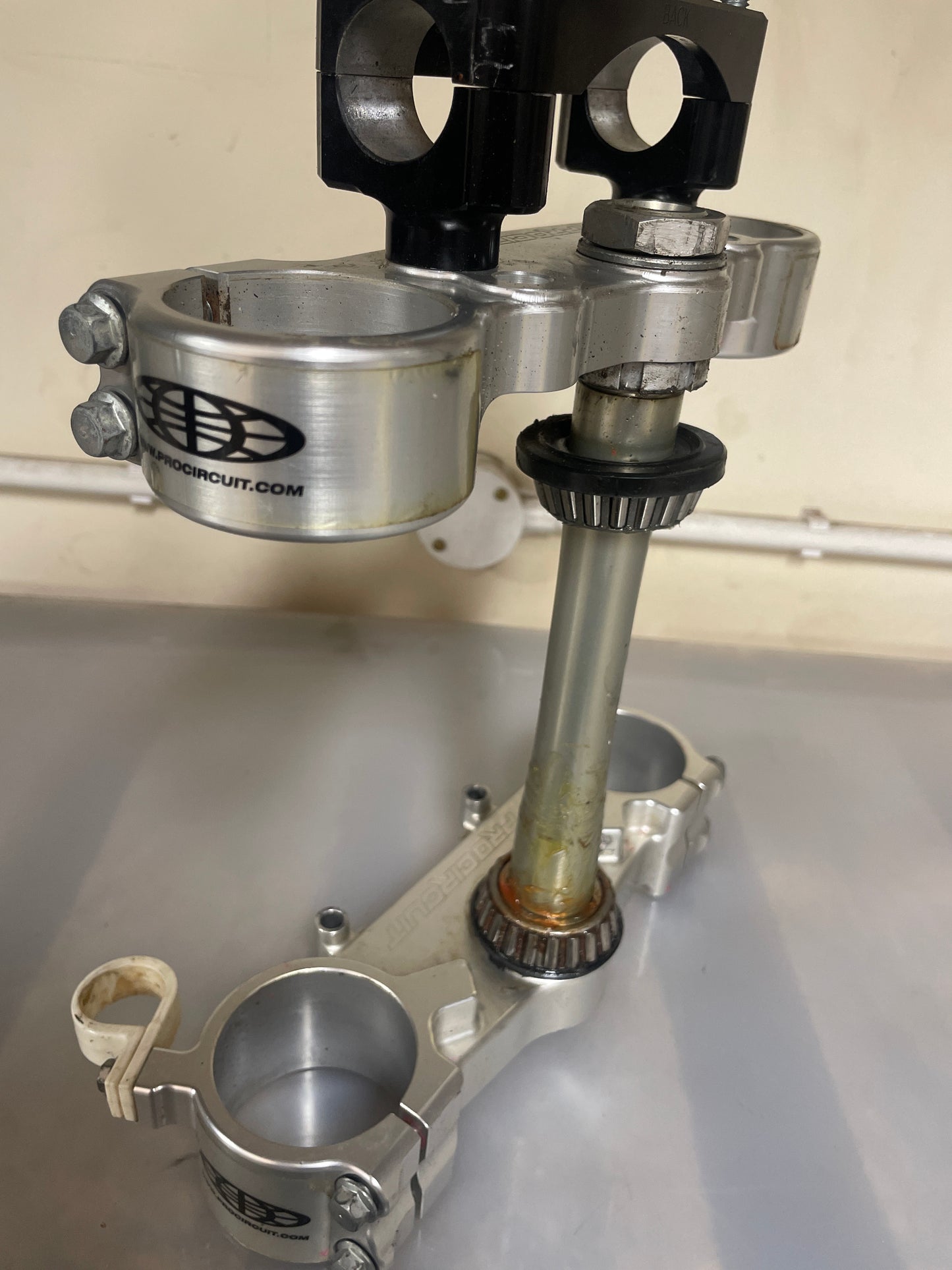 Kawasaki KXF250 KXF 250 pro circuit clamps 2011