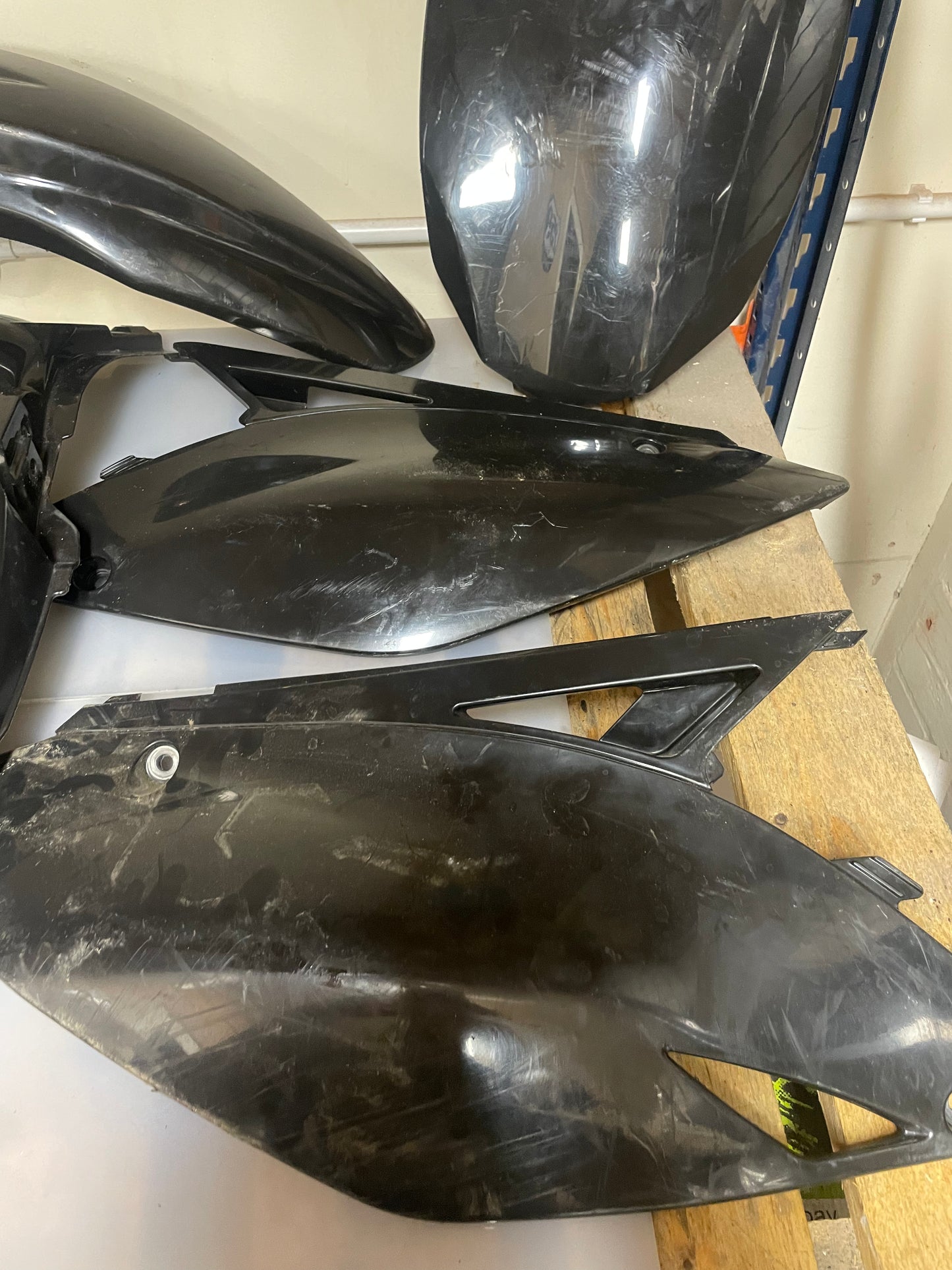 Kawasaki KXF 250 2011 plastic kit black