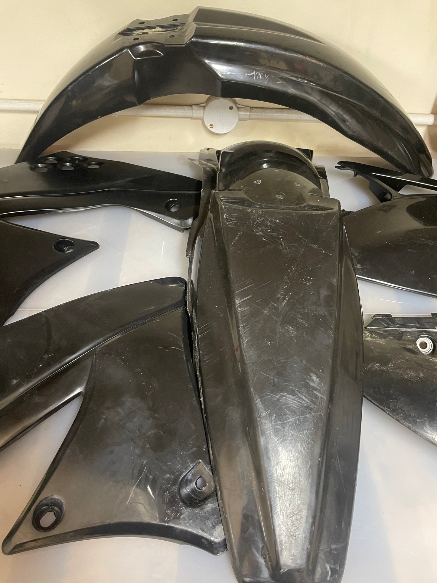 Kawasaki KXF 250 2011 plastic kit black