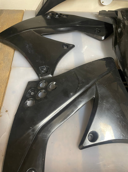 Kawasaki KXF 250 2011 plastic kit black