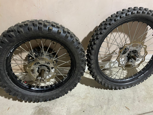 Gasgas EC 250 2010 wheel set front & rear ec250