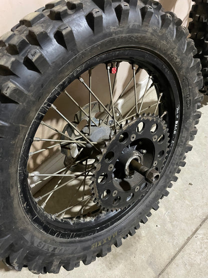 Gasgas EC 250 2010 wheel set front & rear ec250