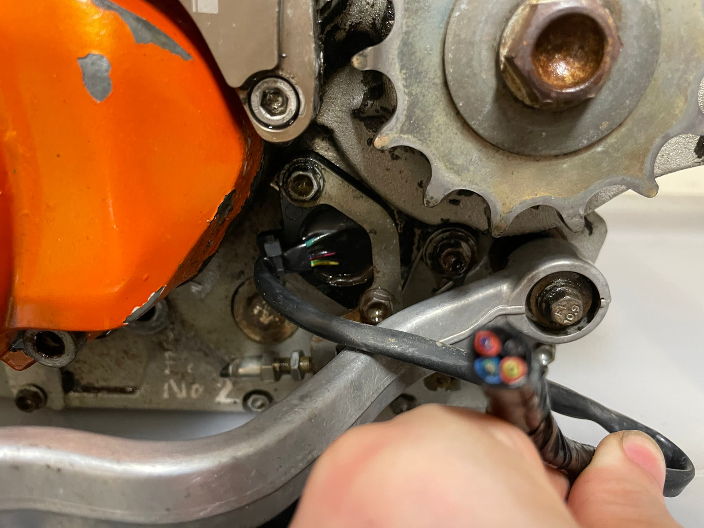 KTM XC 450 engine 2009 complete ATV quad xc