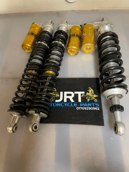 KTM XC 450 2009 quad ATV suspension shocks set front & rear Ohlins