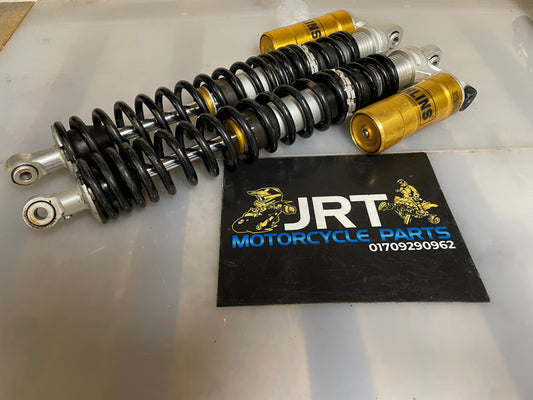 KTM XC 450 2009 quad ATV suspension shocks set front Ohlins