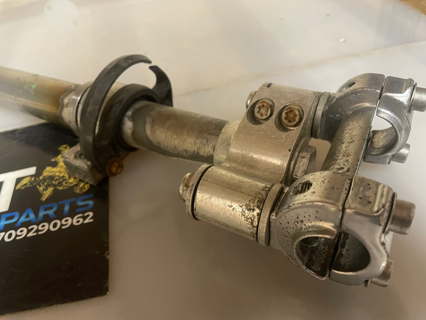 KTM XC 450 steering stem & clamp quad ATV 2009