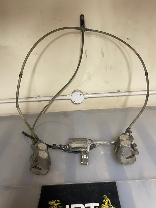 KTM XC 450 front brake Magura full system calipers & hose 2009 ATV quad