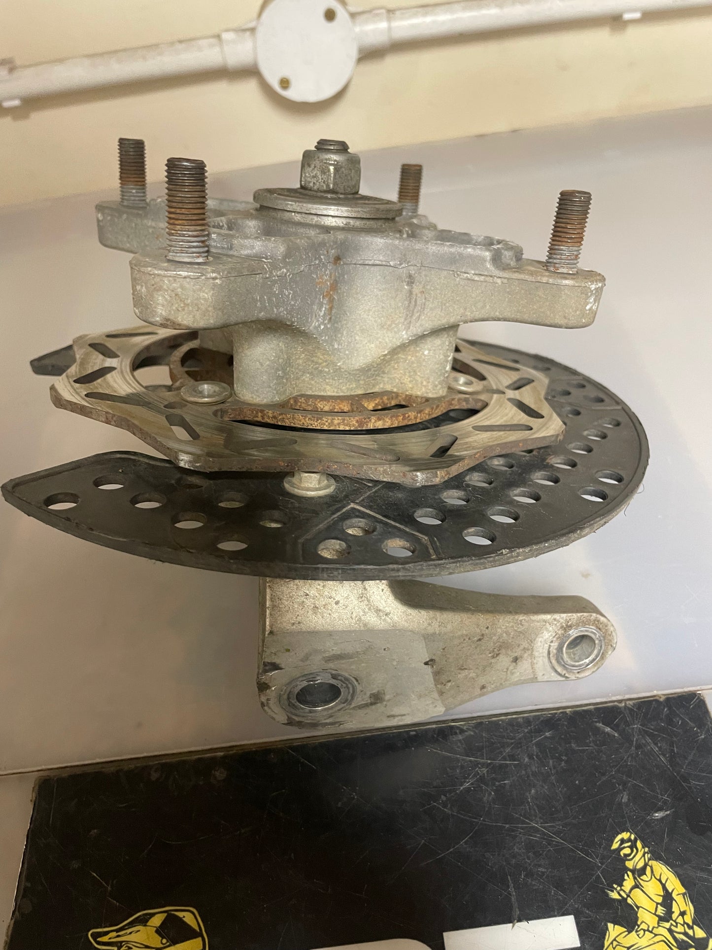 KTM XC 450 front Right hub 2009 ATV quad complete