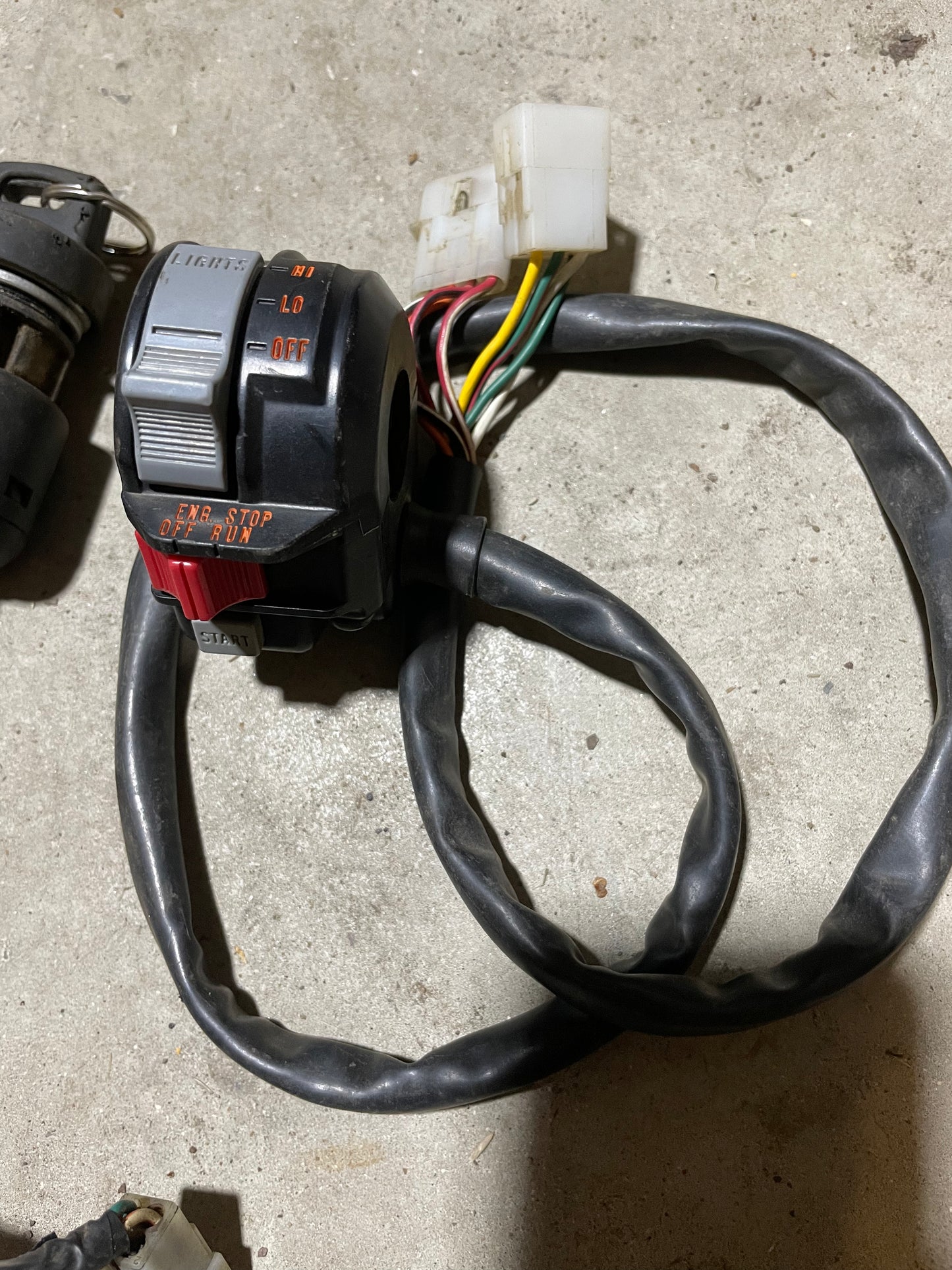 KTM XC 450 ignition switch & left handle bar switch