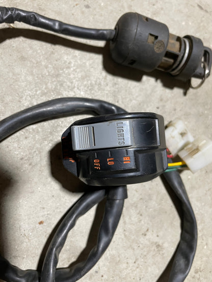 KTM XC 450 ignition switch & left handle bar switch