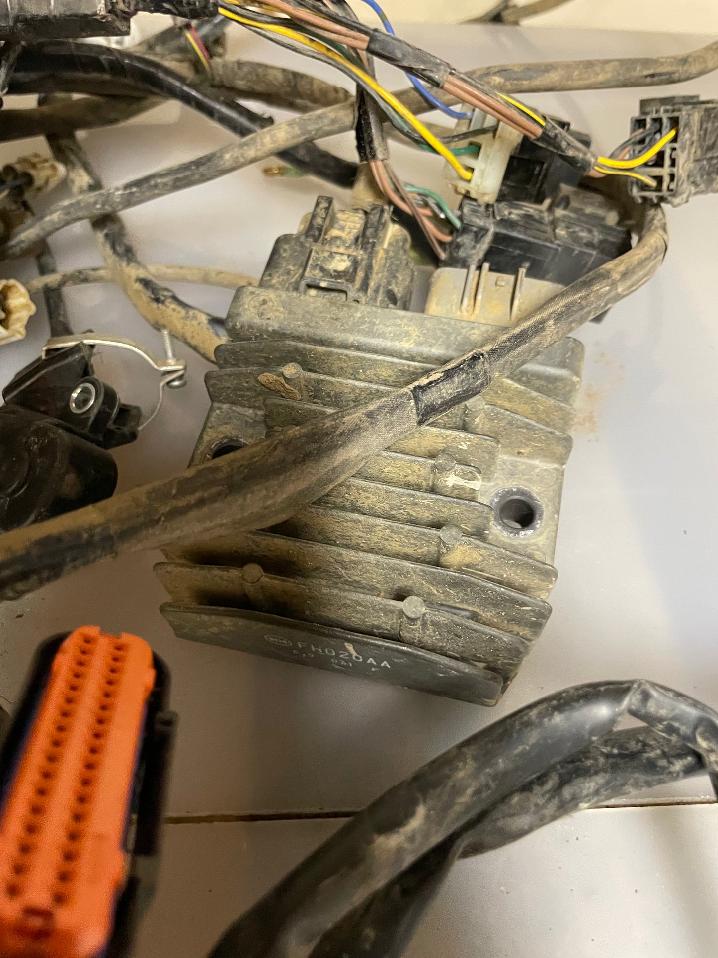 Yamaha Grizzly 700 wiring loom & regulator 2016