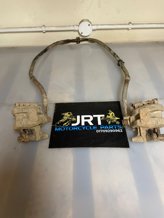 Yamaha Grizzly 700 pair rear caliper & Brake hose 2016