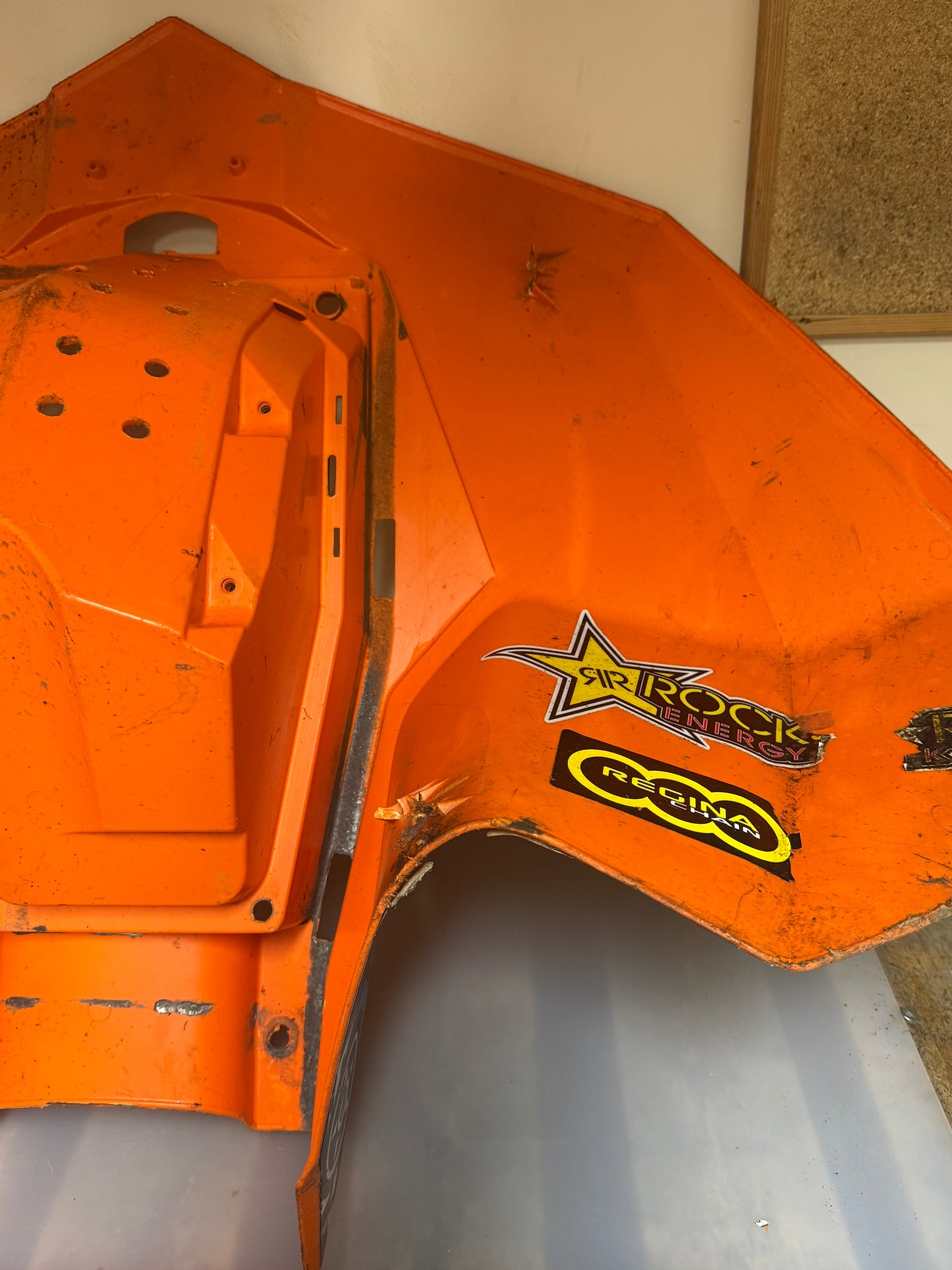KTM XC 450 rear plastic fender 2009 ATV quad