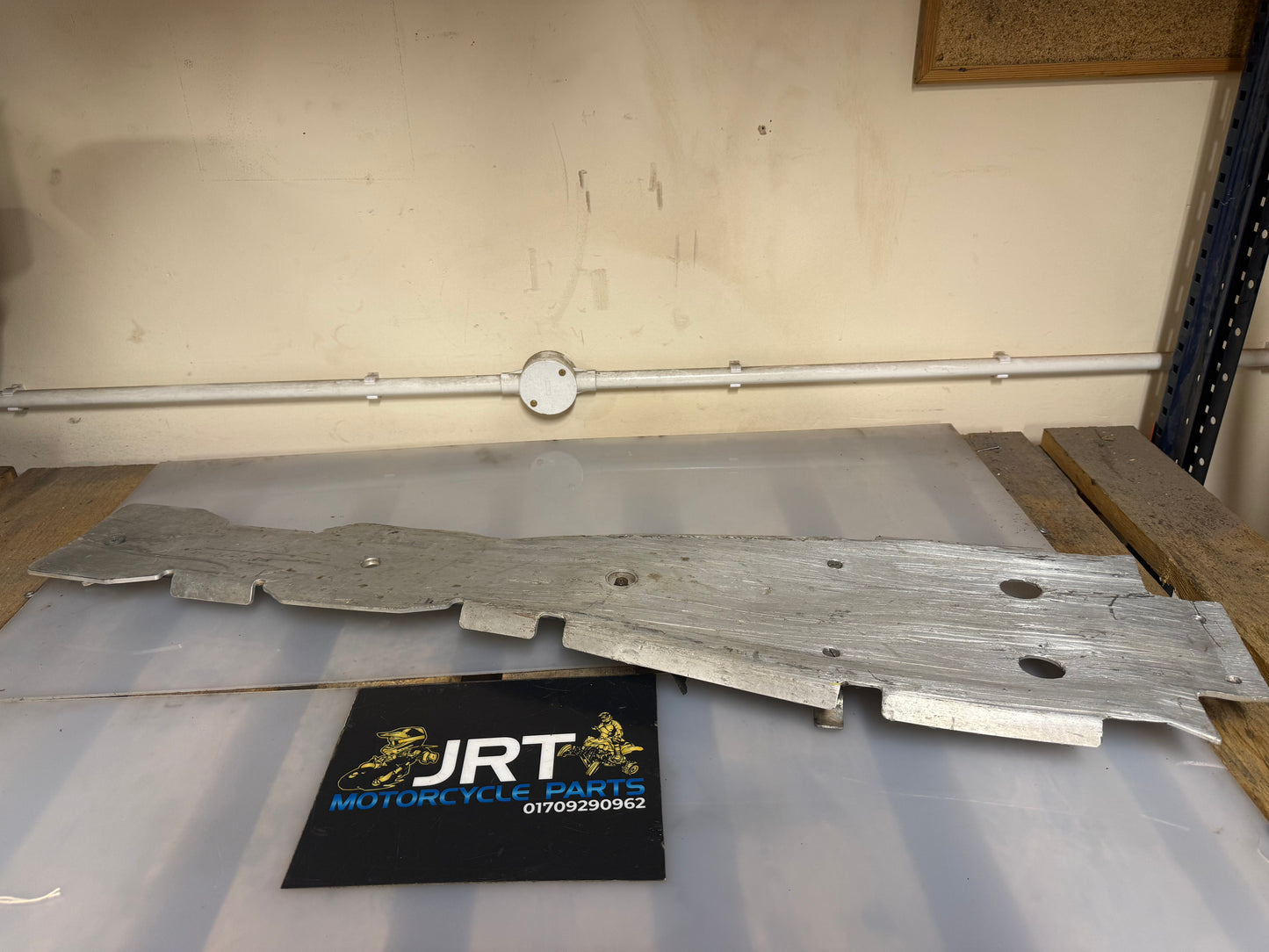 KTM XC 450 alloy skid plate under tray ATV quad under tray 2009