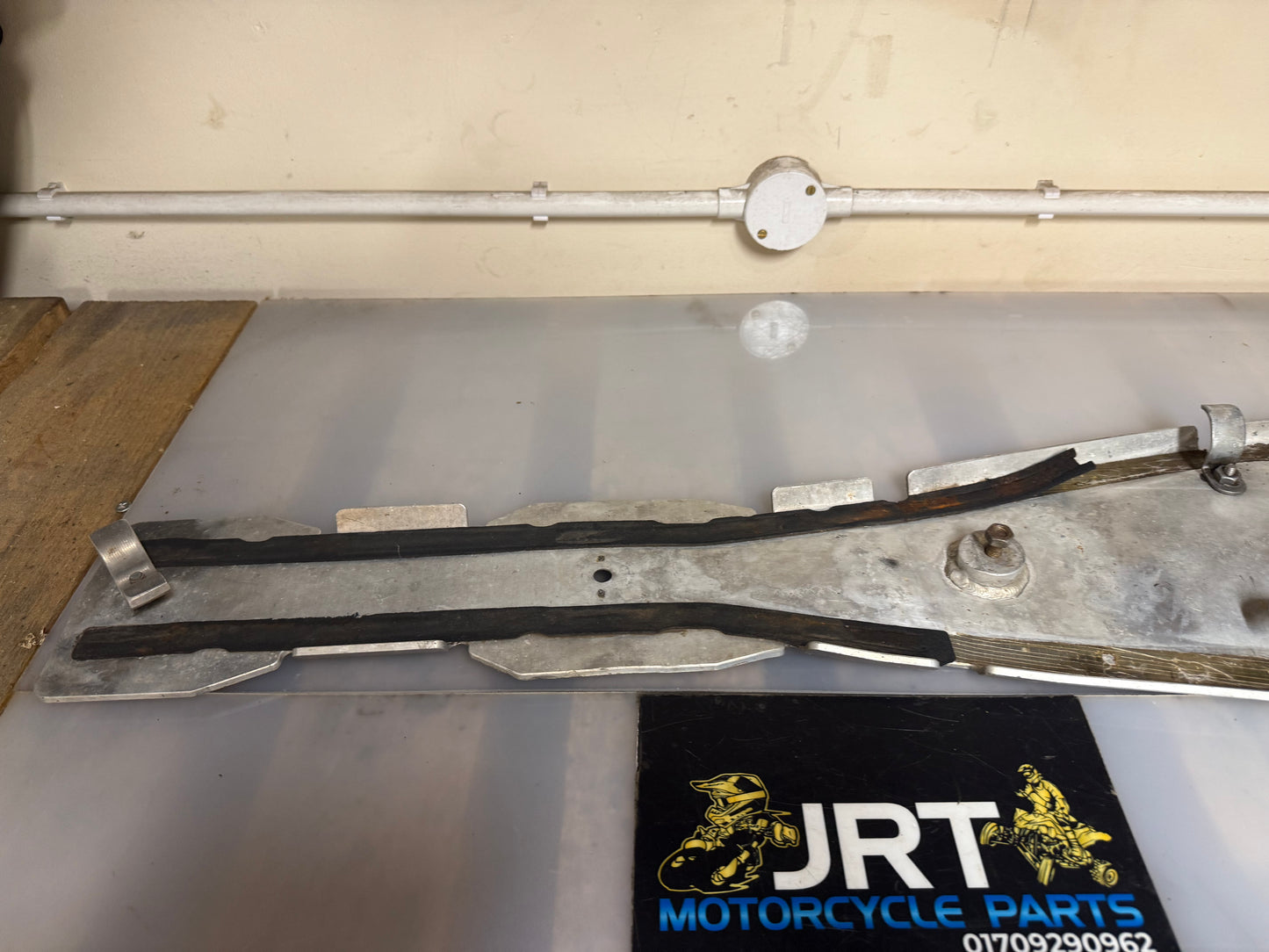 KTM XC 450 alloy skid plate under tray ATV quad under tray 2009