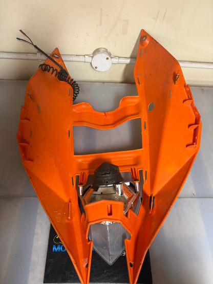KTM XC 450 front panel with head light fairings 2009