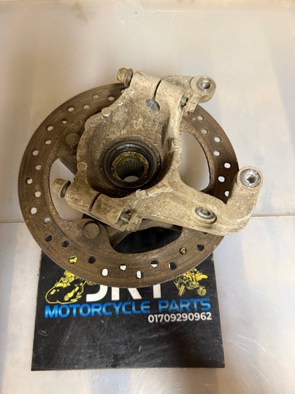 Polaris scrambler 1000 XP front right steering hub and knuckle