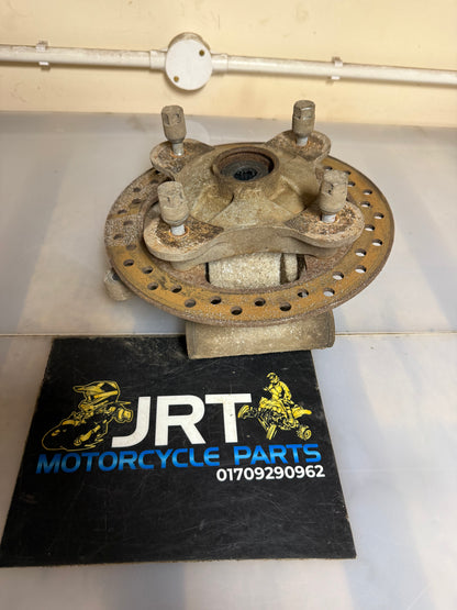 Polaris scrambler front left hub