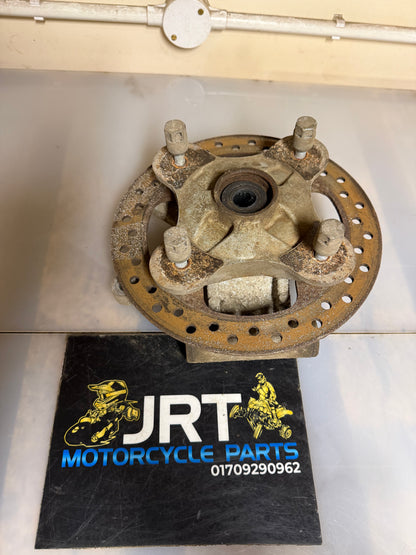 Polaris scrambler front left hub