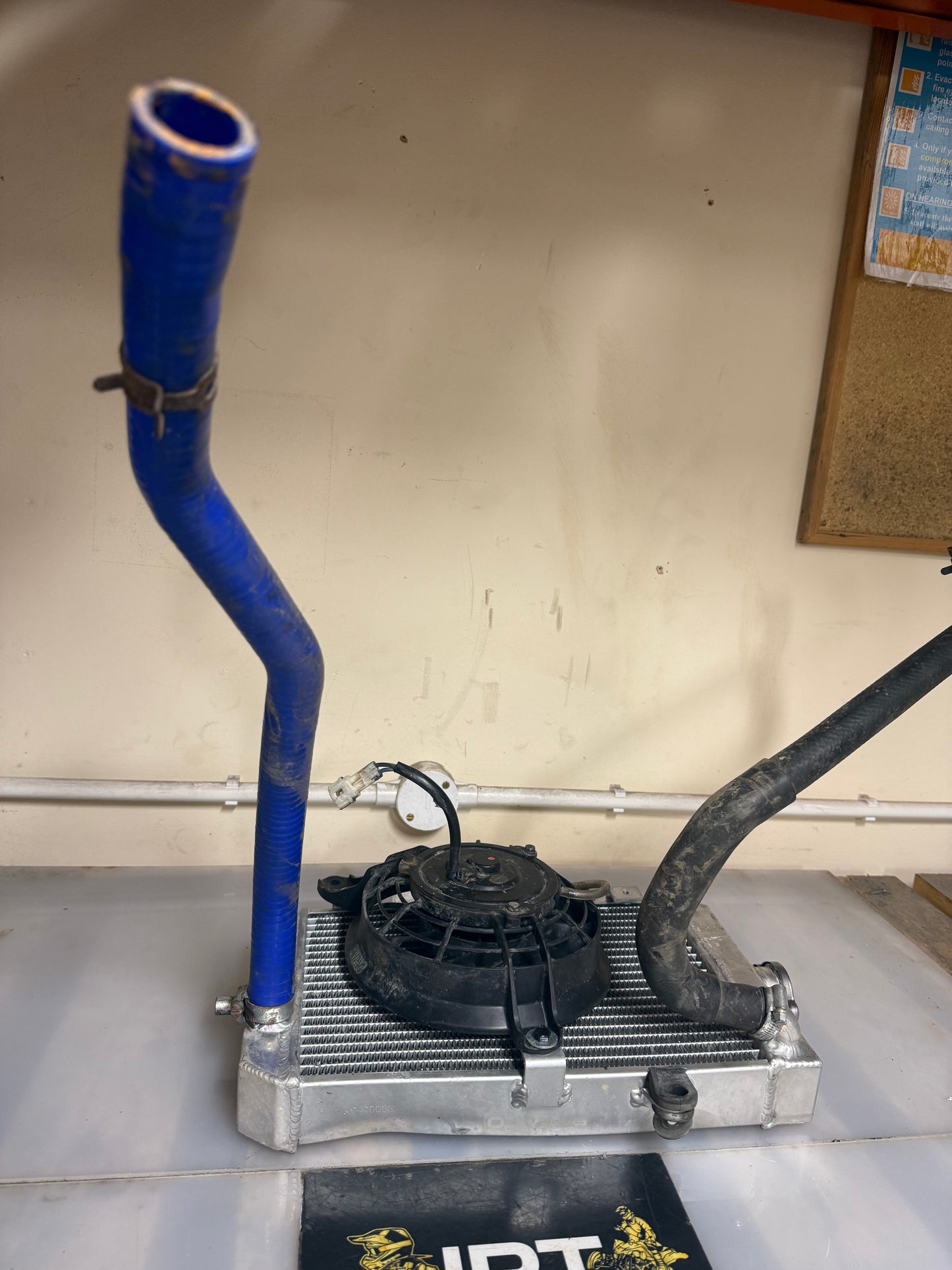 Yamaha raptor 700 2011 radiator and fan