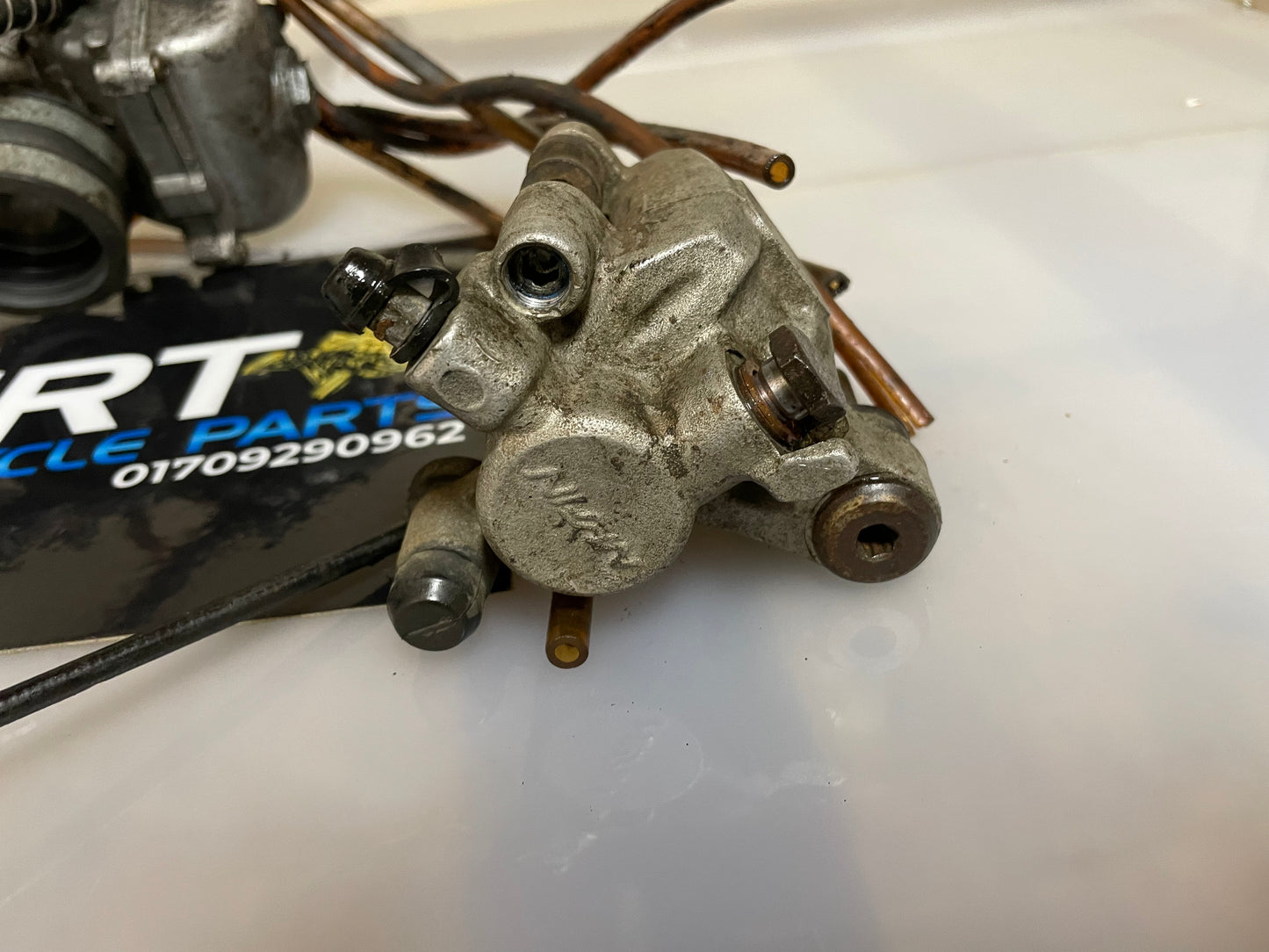 GasGas EC 250 carb & rear caliper