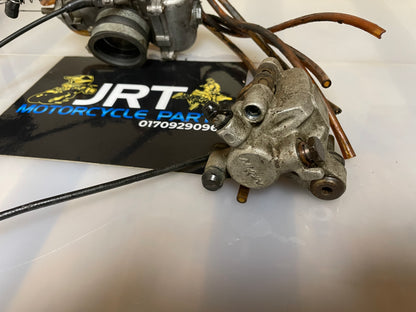 GasGas EC 250 carb & rear caliper