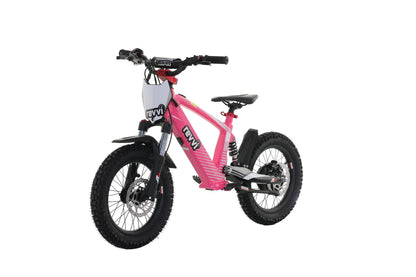 Revvi 16XL electric balance bike PINK