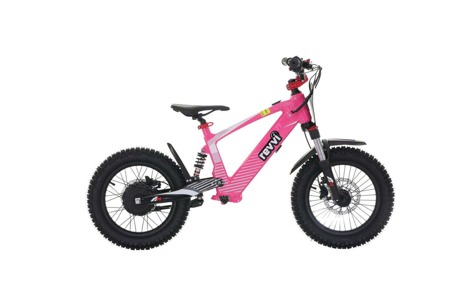 Revvi 16XL electric balance bike PINK