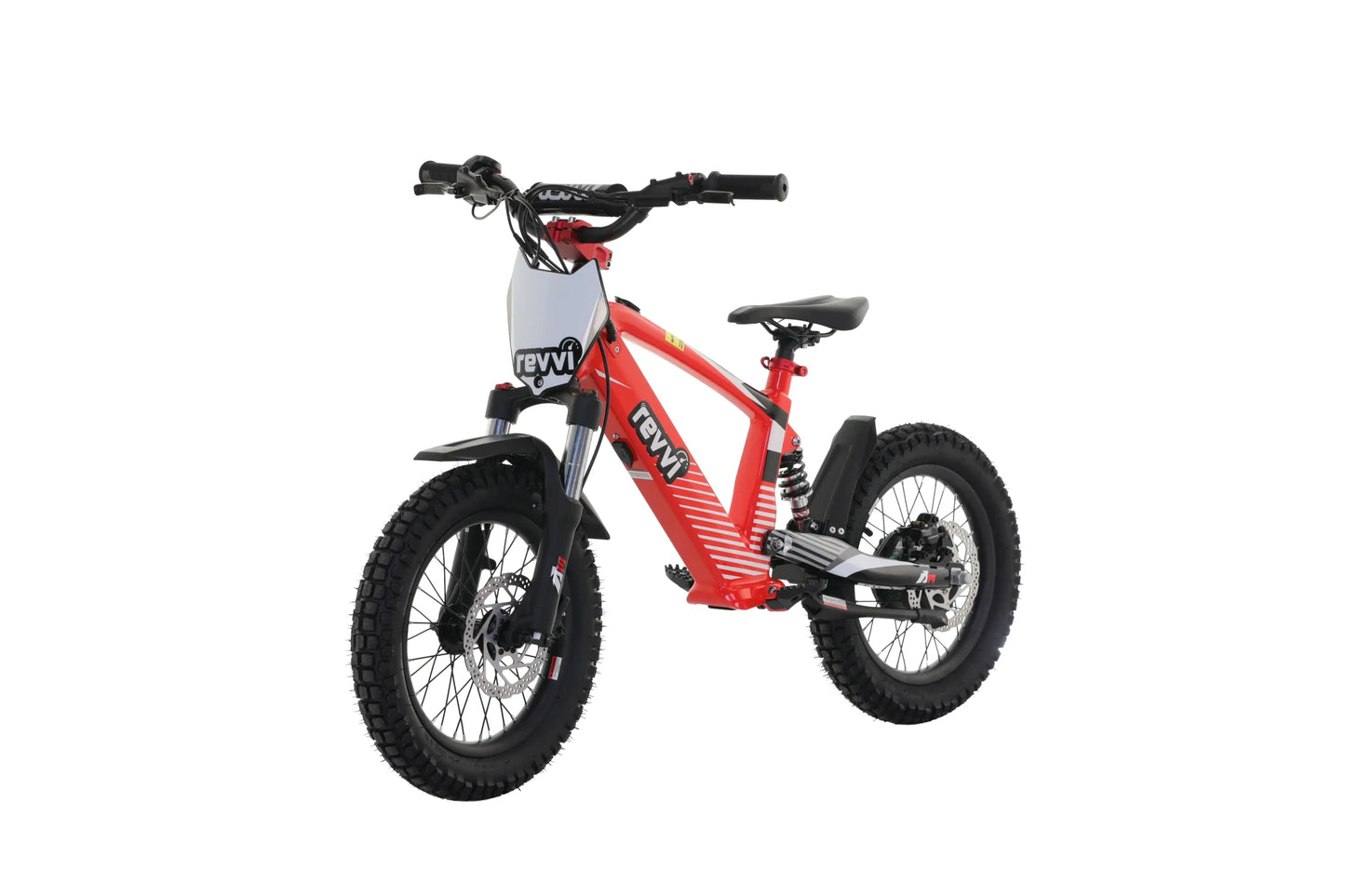 Revvi 16XL electric balance bike RED