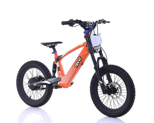 Revvi 18" Electric Bike - Orange