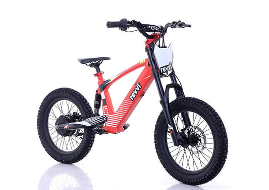 Revvi 18" Electric Bike - Red