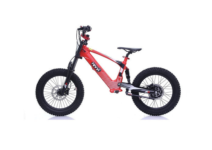 Revvi 18" Electric Bike - Red